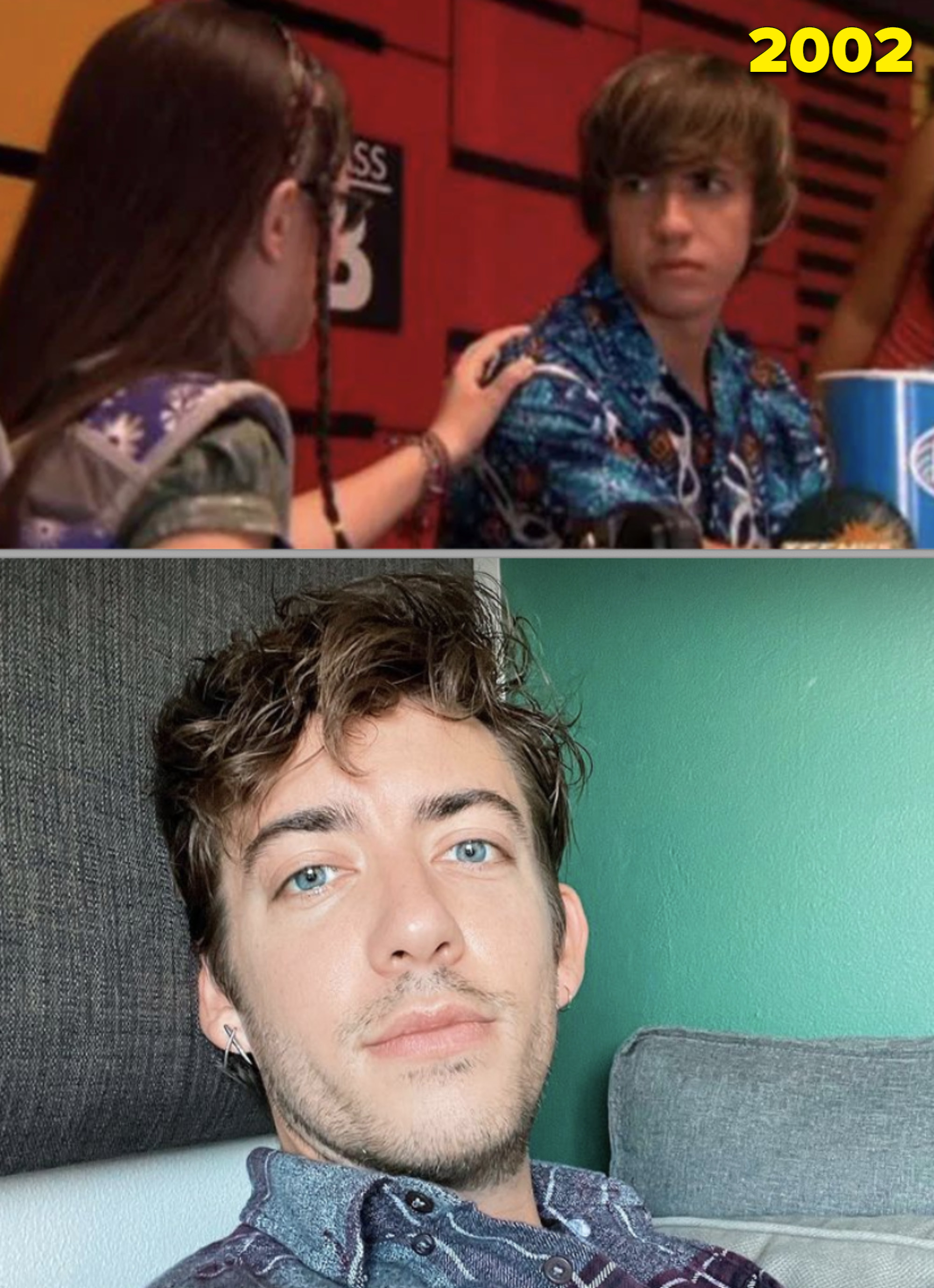 Kevin as a kid on &quot;Zoey 101&quot; vs. a selfie of him in 2021 on Instagram