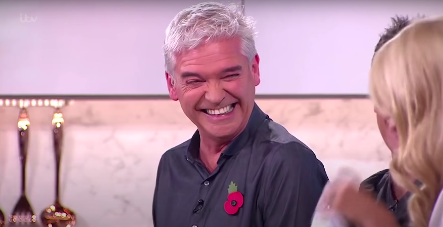 Phillip Schofield laughing