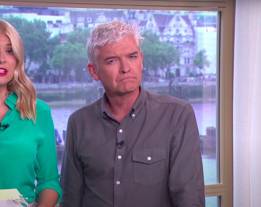 Phillip Schofield looking questioning