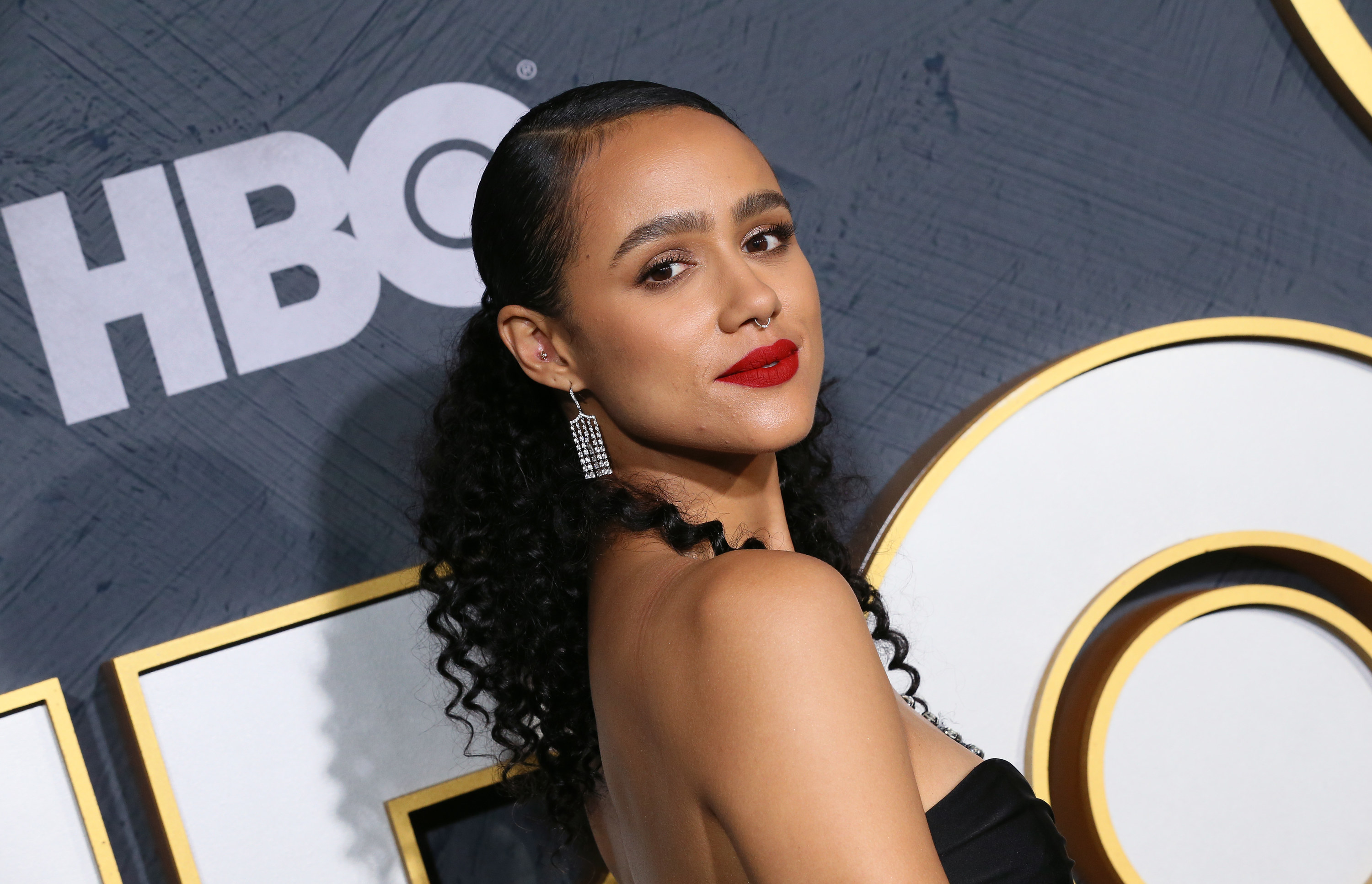 Nathalie Emmanuel attends the HBO&#x27;s Post Emmy Awards Reception at The Plaza at the Pacific Design Center on September 22, 2019, in Los Angeles, California
