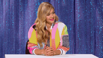 Gigi Hadid smiles while on set of &quot;RuPaul&#x27;s Drag Race&quot;