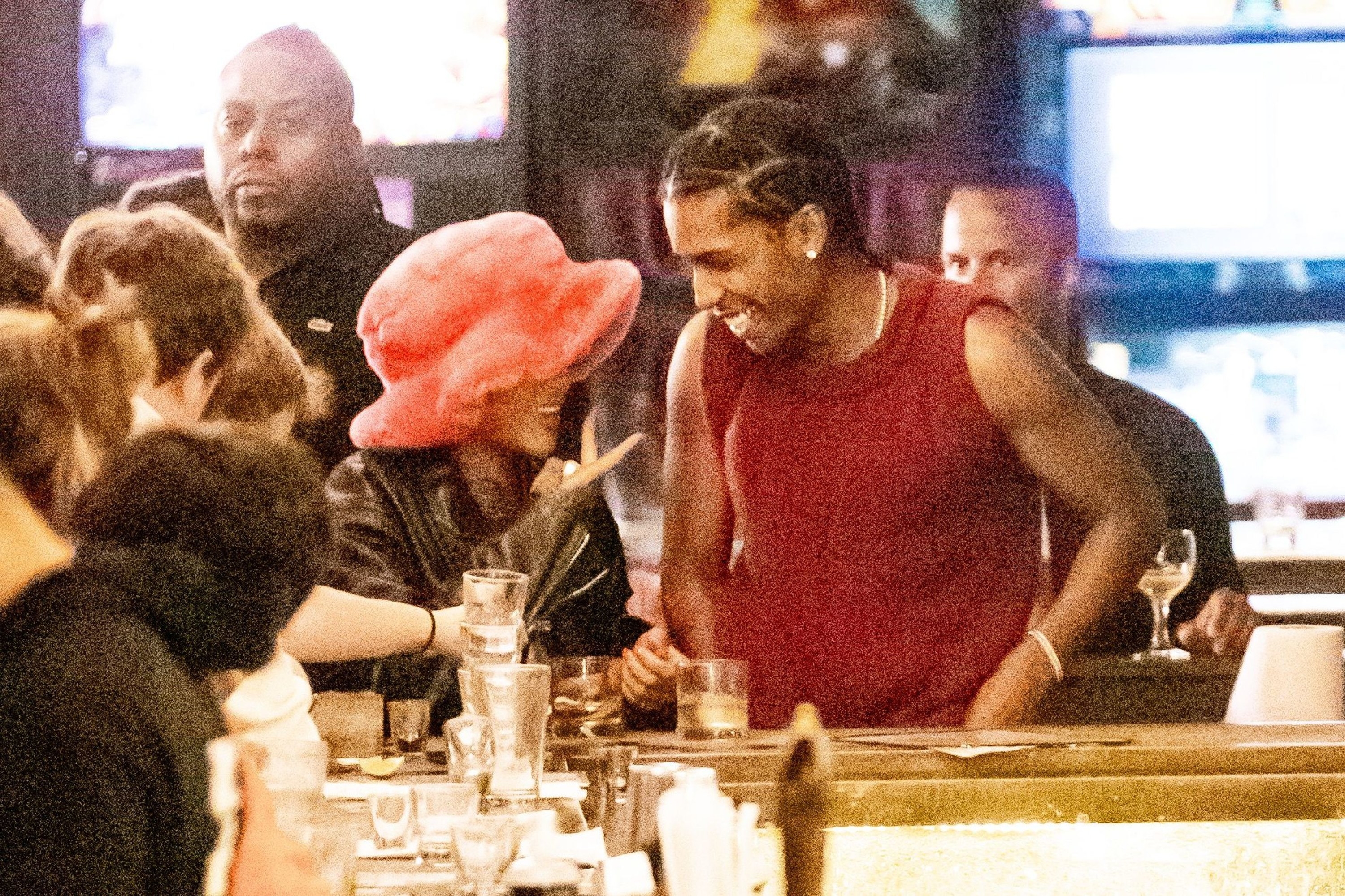 Rihanna and ASAP Rocky have a date night at Barcade, New York, USA on June 23, 2021