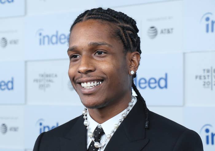 Rapper ASAP Rocky attends the &quot;Stockholm Syndrome&quot; premiere during the 2021 Tribeca Festival at The Battery on June 13, 2021 in New York City
