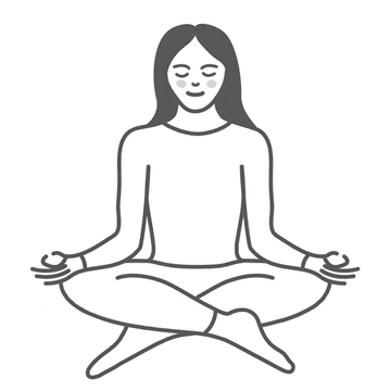 a person doing yoga and balancing their chakras
