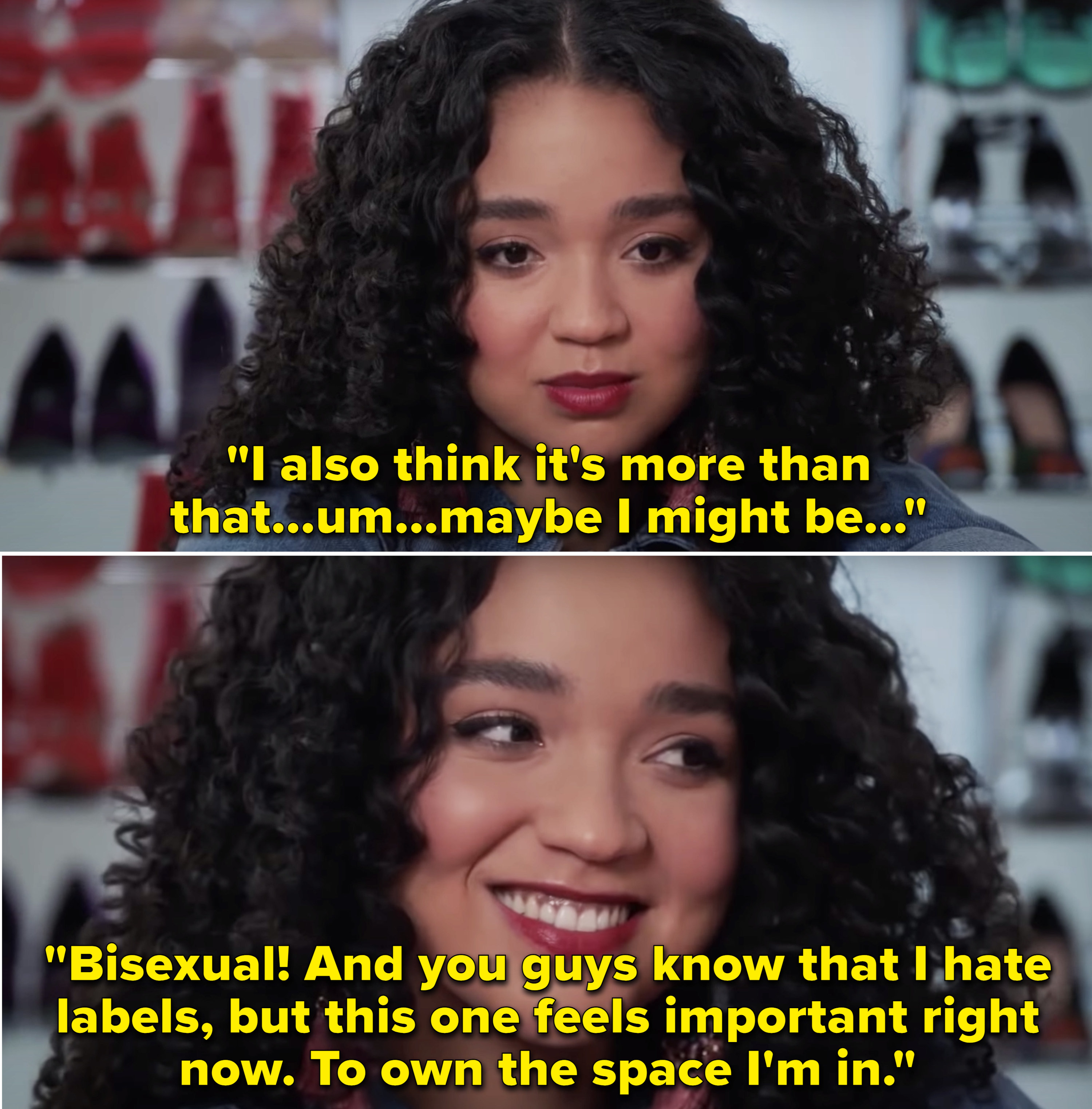 Kat saying that she&#x27;s bisexual, and how this label feels important
