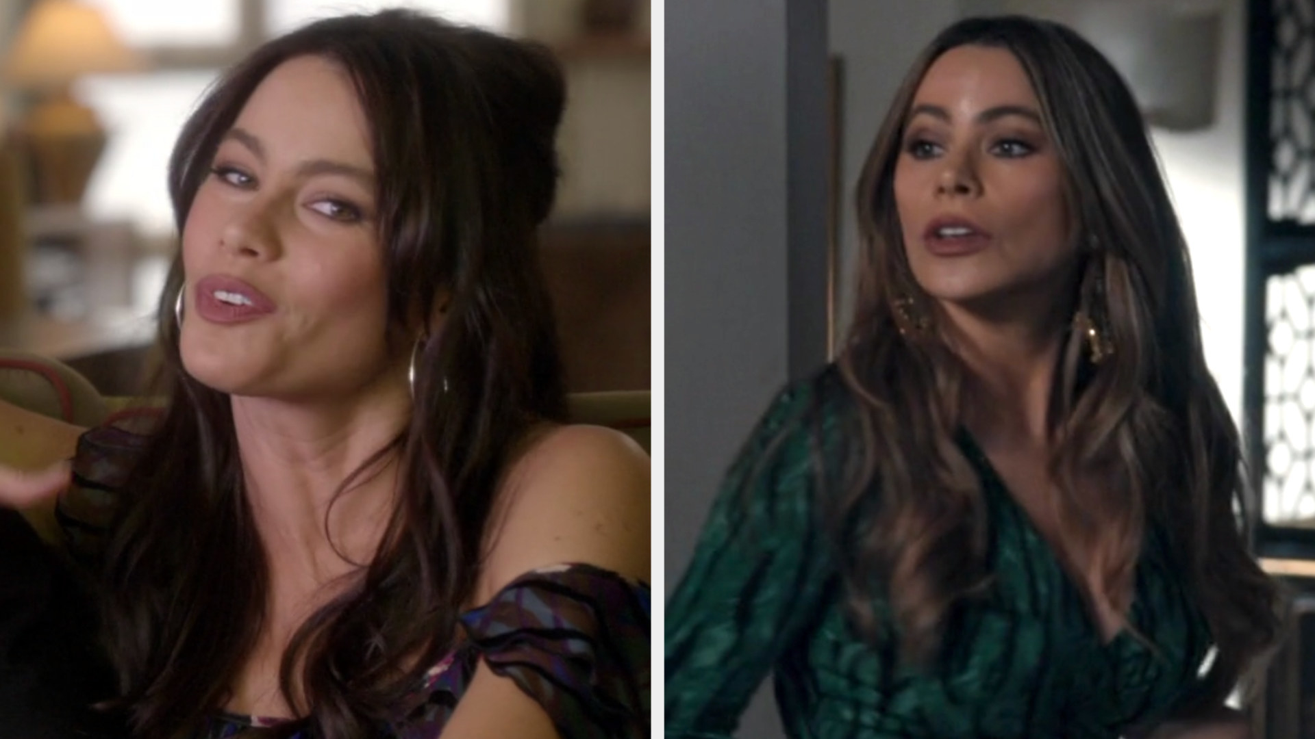 Sofia Vergara in the first episode of &quot;Modern Family&quot; vs. the last episode