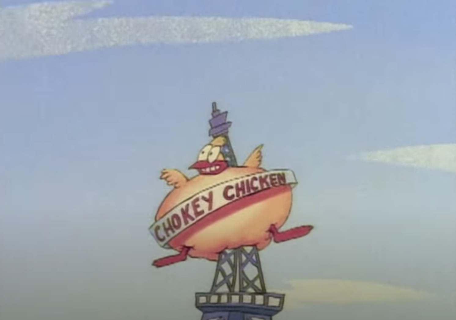 The Chokey Chicken restaurant sign