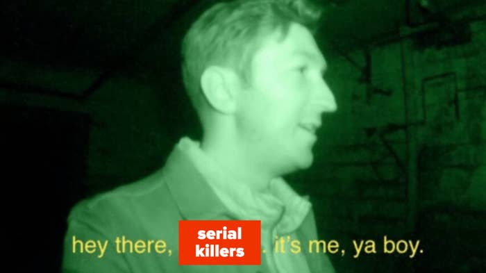 Shane Madej looking for demons on BuzzFeed Unsolved