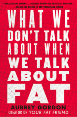 &quot;What we don&#x27;t talk about when we talk about fat&quot; book cover