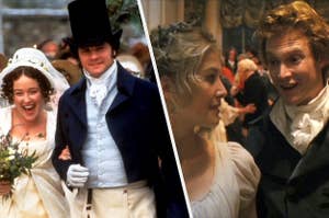 Elizabeth and Darcy's wedding next to Jane and Bingley