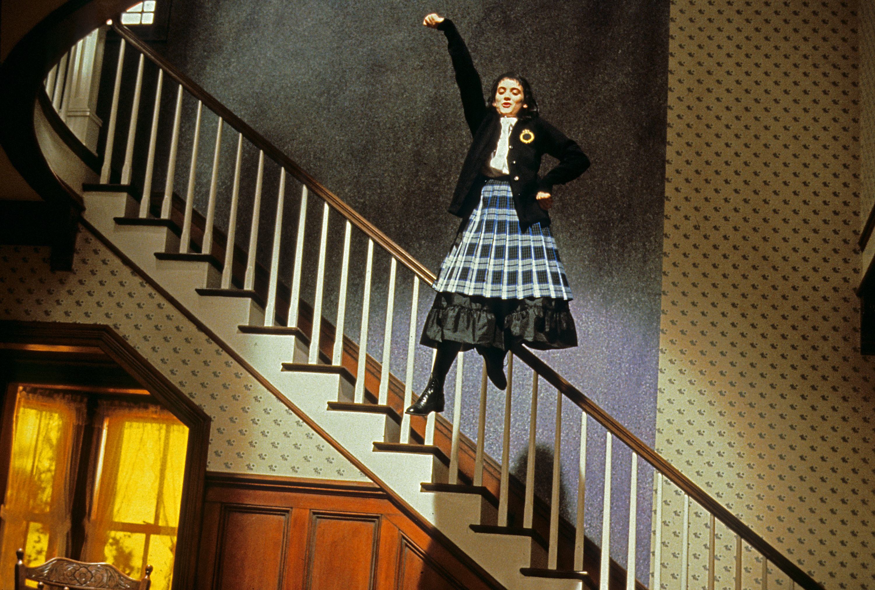 Winona Ryder floating in the air in &quot;Beetlejuice&quot;