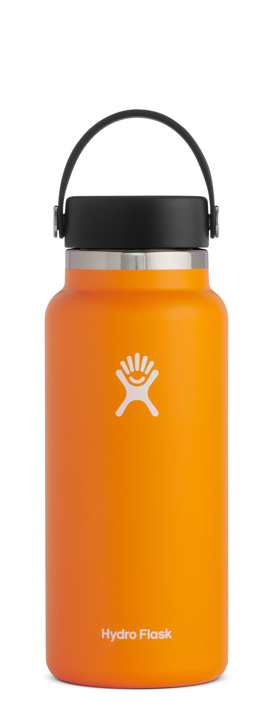 32-oz orange Hydro Flask water bottle