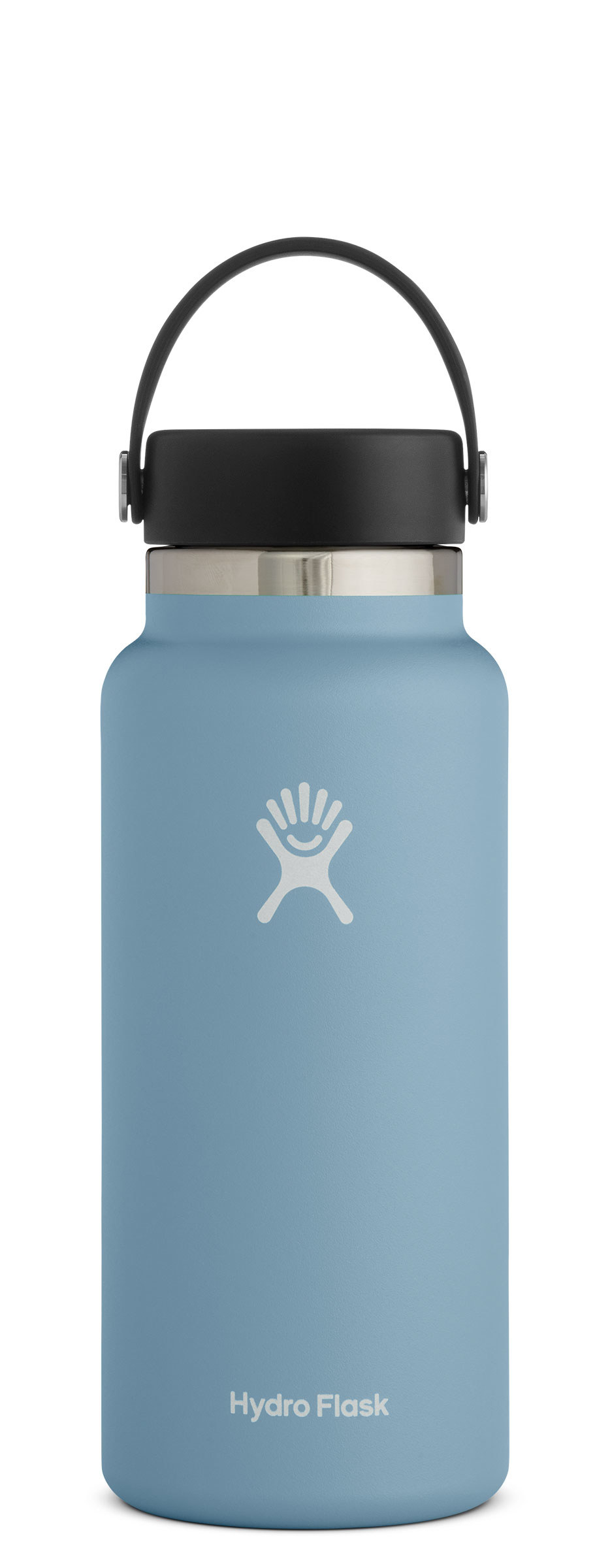 32-oz light blue Hydro Flask water bottle