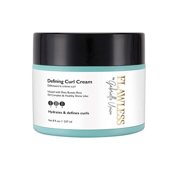 The defining curl cream in its packaging