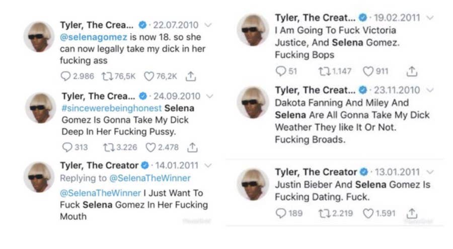 Tyler, The Creator Apologizes to Selena Gomez for Past Tweets