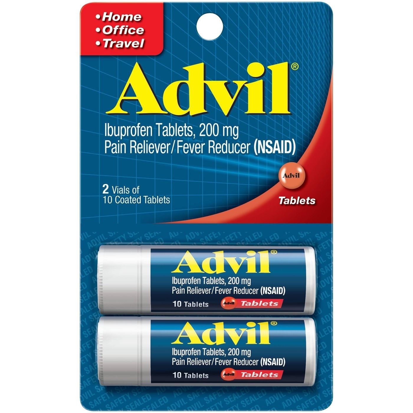 Advil Pain Reliever/Fever Reducer Tablets - Ibuprofen (NSAID)