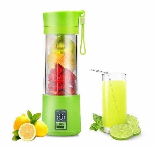 Portable Electric USB Juice Maker with fruits