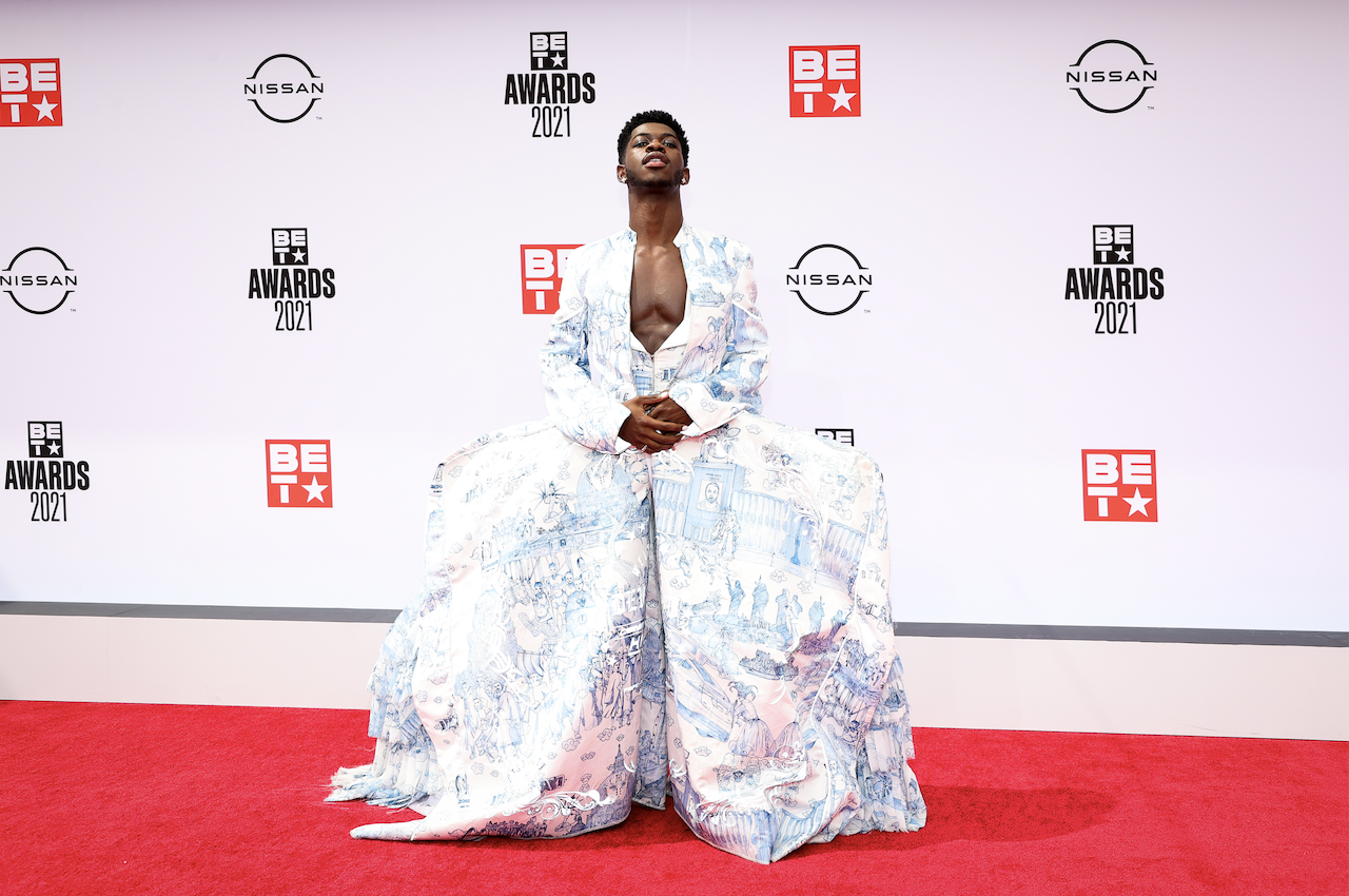 Lil Nas X attends the BET Awards 2021 at Microsoft Theater on June 27, 2021 in Los Angeles, California