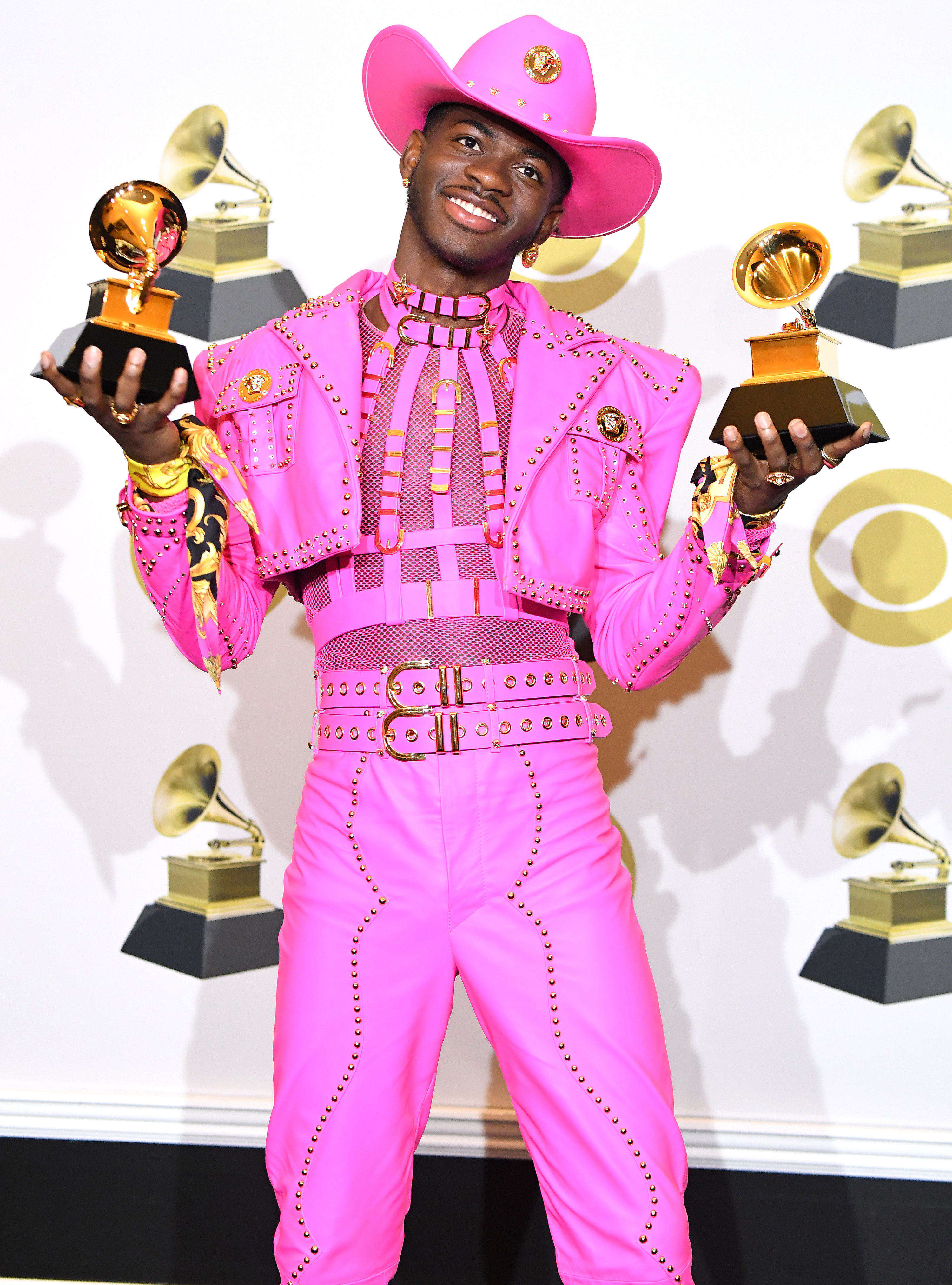 Lil Nas X Changes From a Dress to Pantsuit at the BET Awards