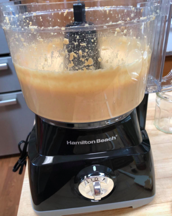 A customer review photo of them whipping something up in the food processor