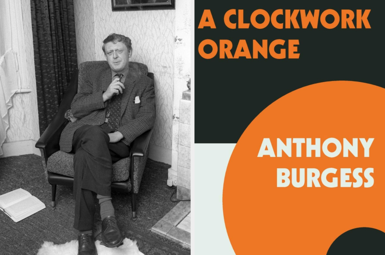 Anthony Burgess with A Clockwork Orange