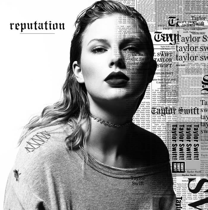 Album cover of Taylor Swift's 6th album, "reputation"