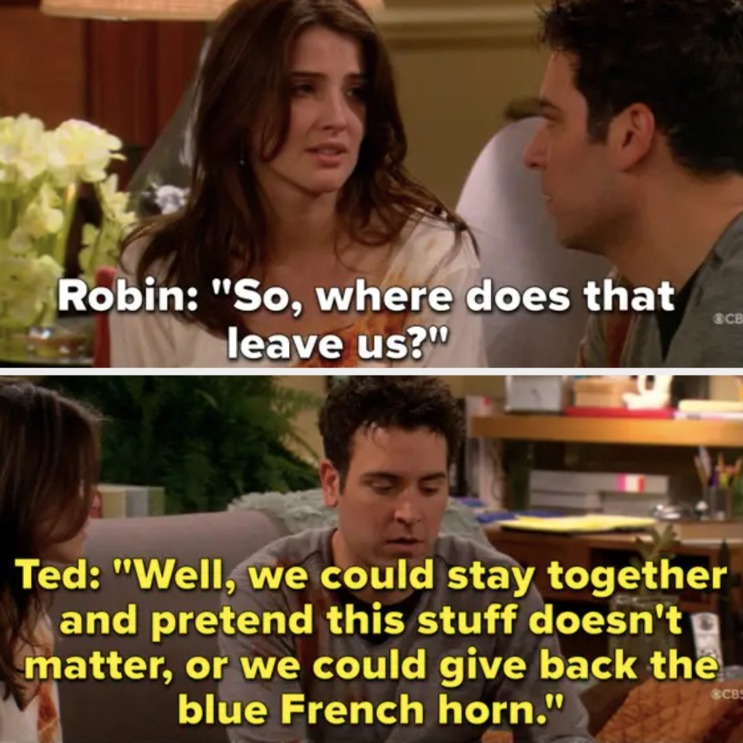 Ted and Robin break up over their differences