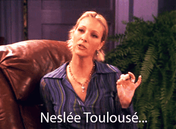 Phoebe pronouncing Nestlé Toll House
