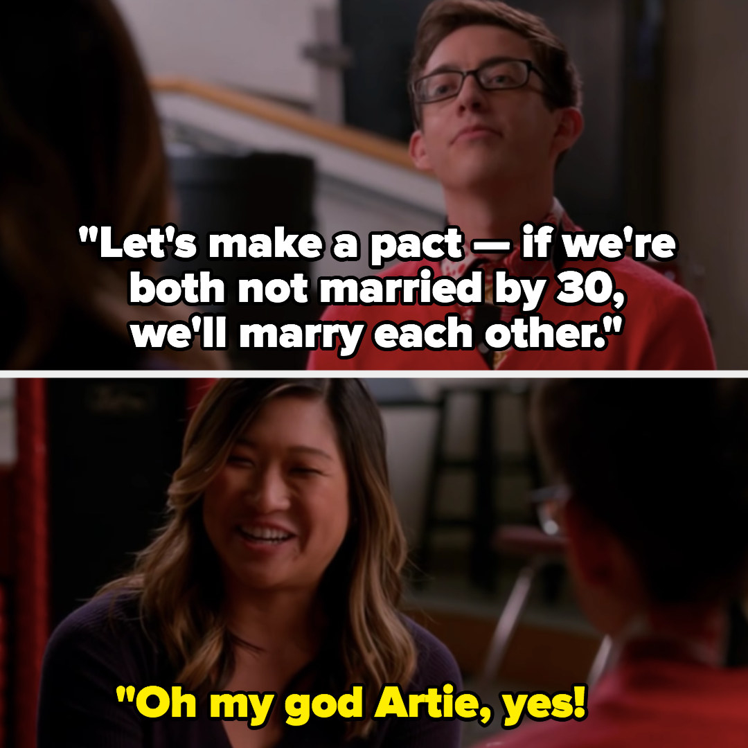 Artie and Tina make a pact to get married if they&#x27;re both single by 30