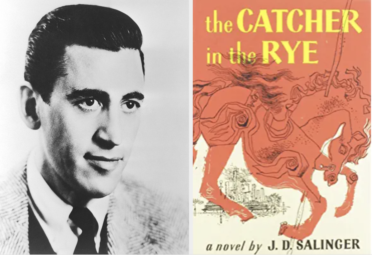 J.D. Salinger and the cover of the catcher in the rye