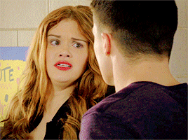 Jackson yelling at Lydia on Teen Wolf