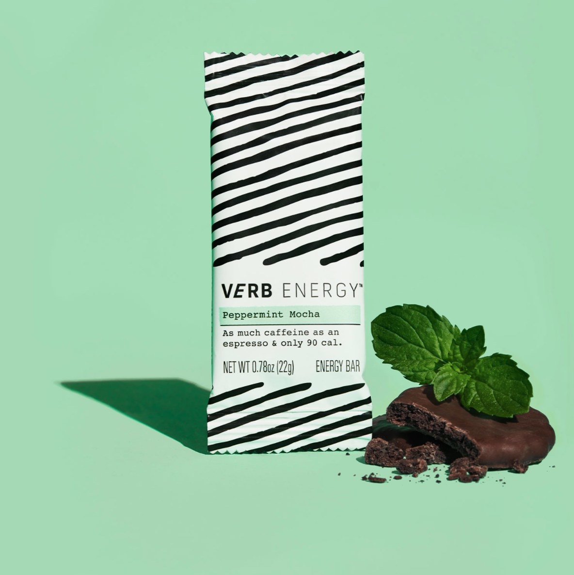 the Verb bar in peppermint mocha