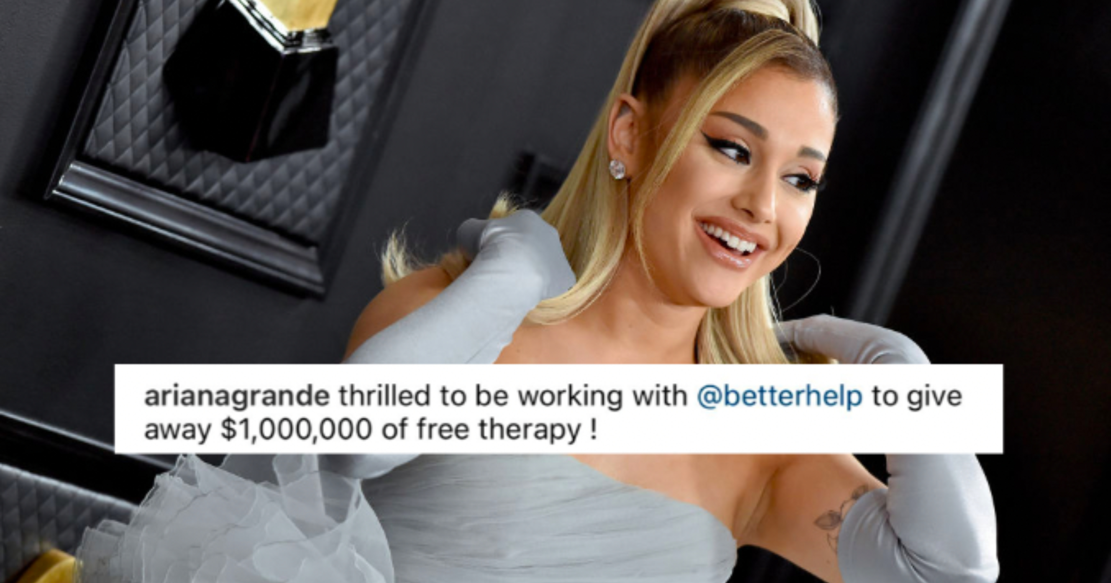 Ariana Grande Donation To Mental Health