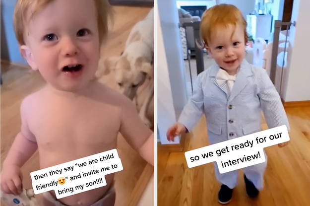 This Toddler Was Invited On A Job Interview With His Mom After She Couldn't Find A Babysitter