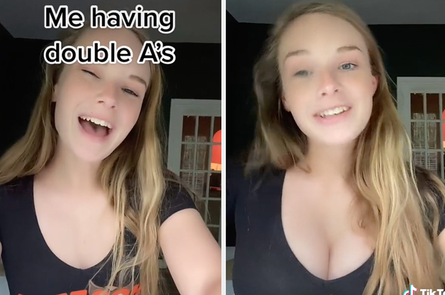 This A-Cup Hooters Worker Has Gone Viral On TikTok For Looking Like She's A D-Cup And People Are ✍️