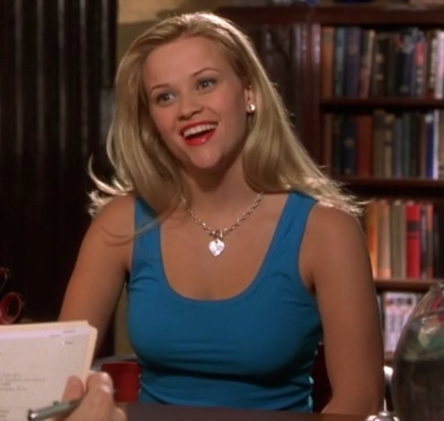 elle woods heart necklace