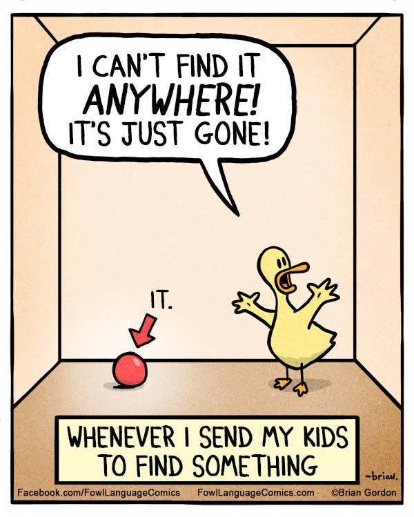 funny comic about a duck