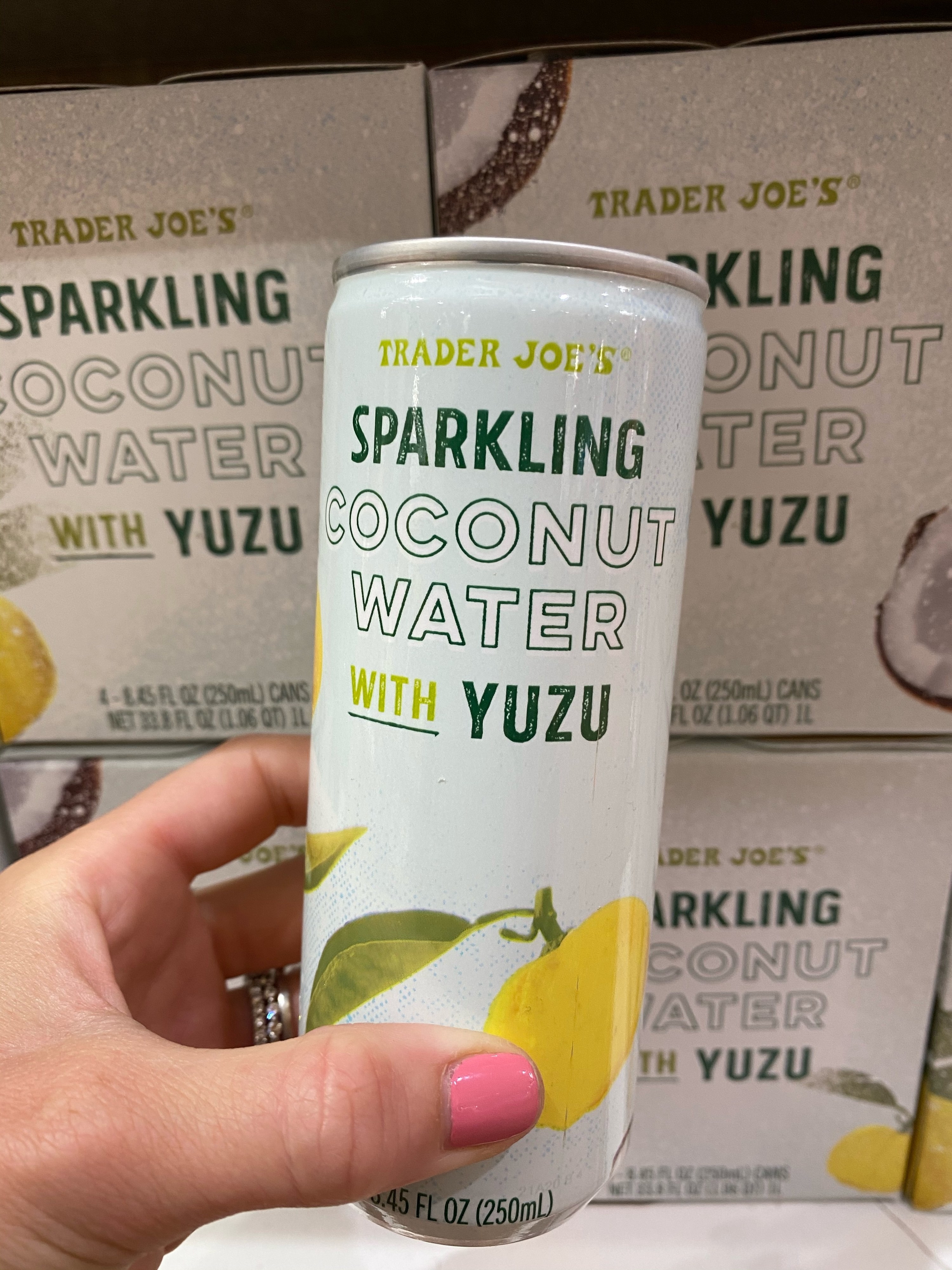 Sparkling Coconut Water With Yuzu