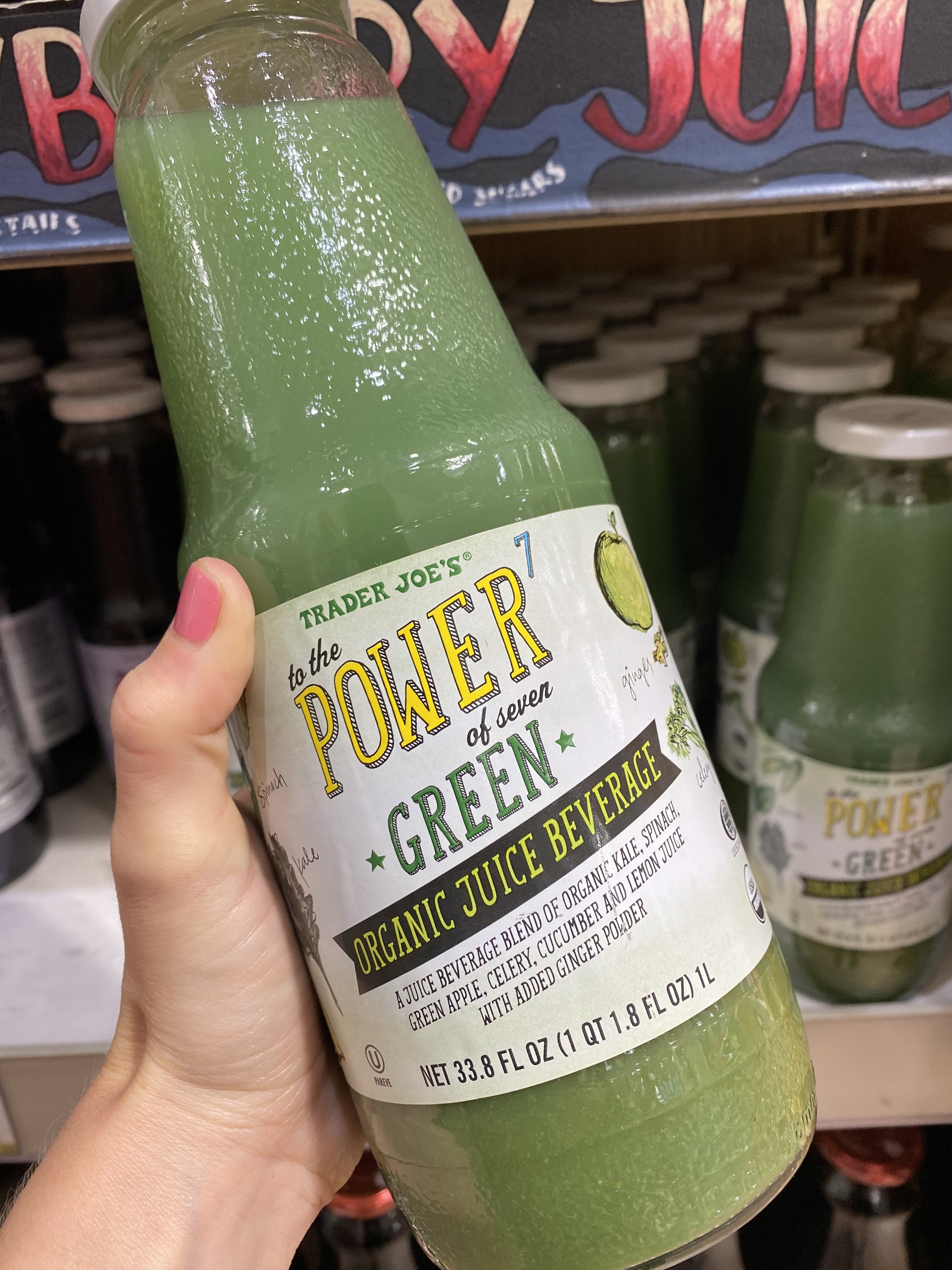 To The Power of Seven Green Organic Juice Beverage