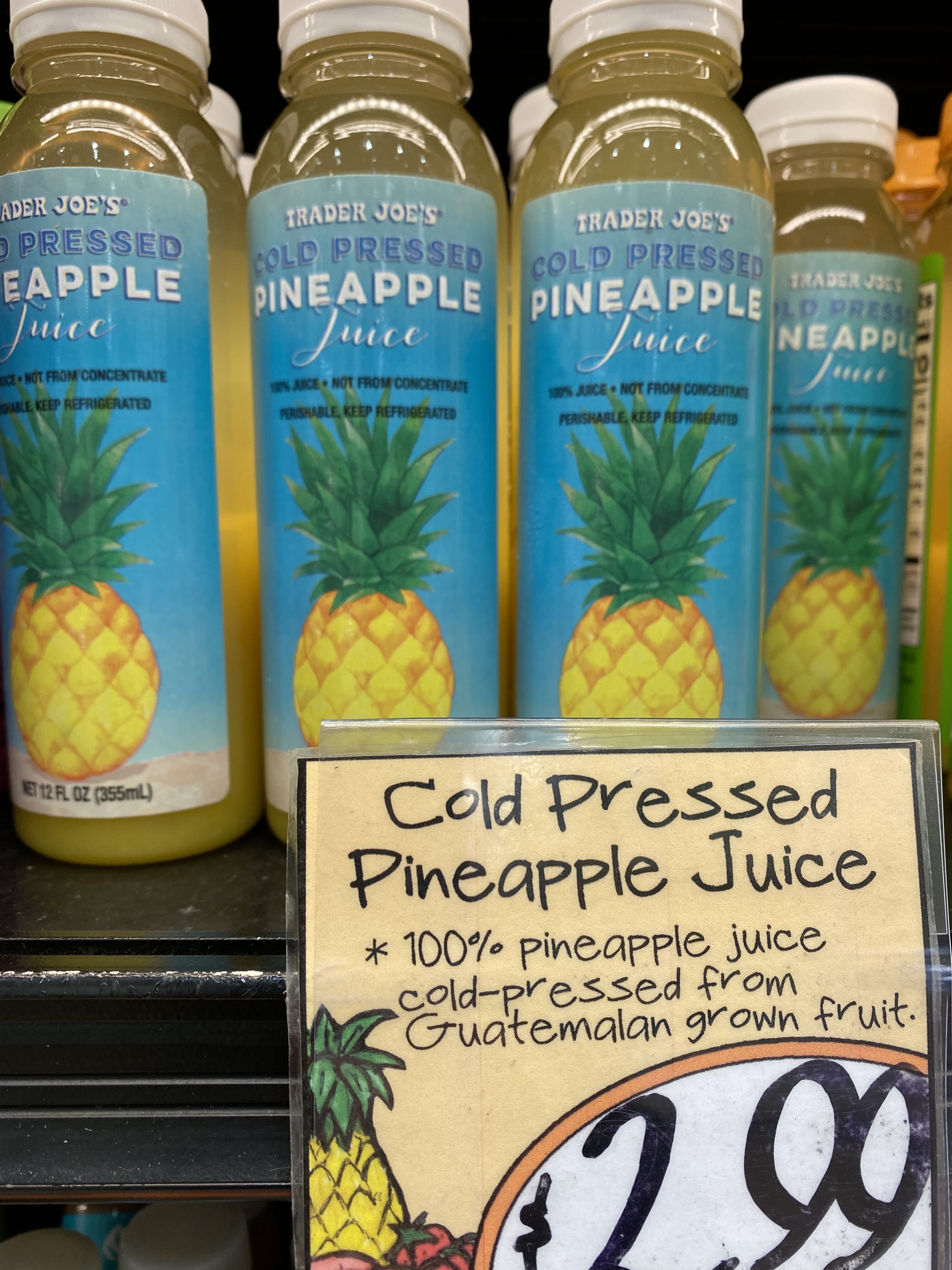 Trader joe's on sale cold pressed juice