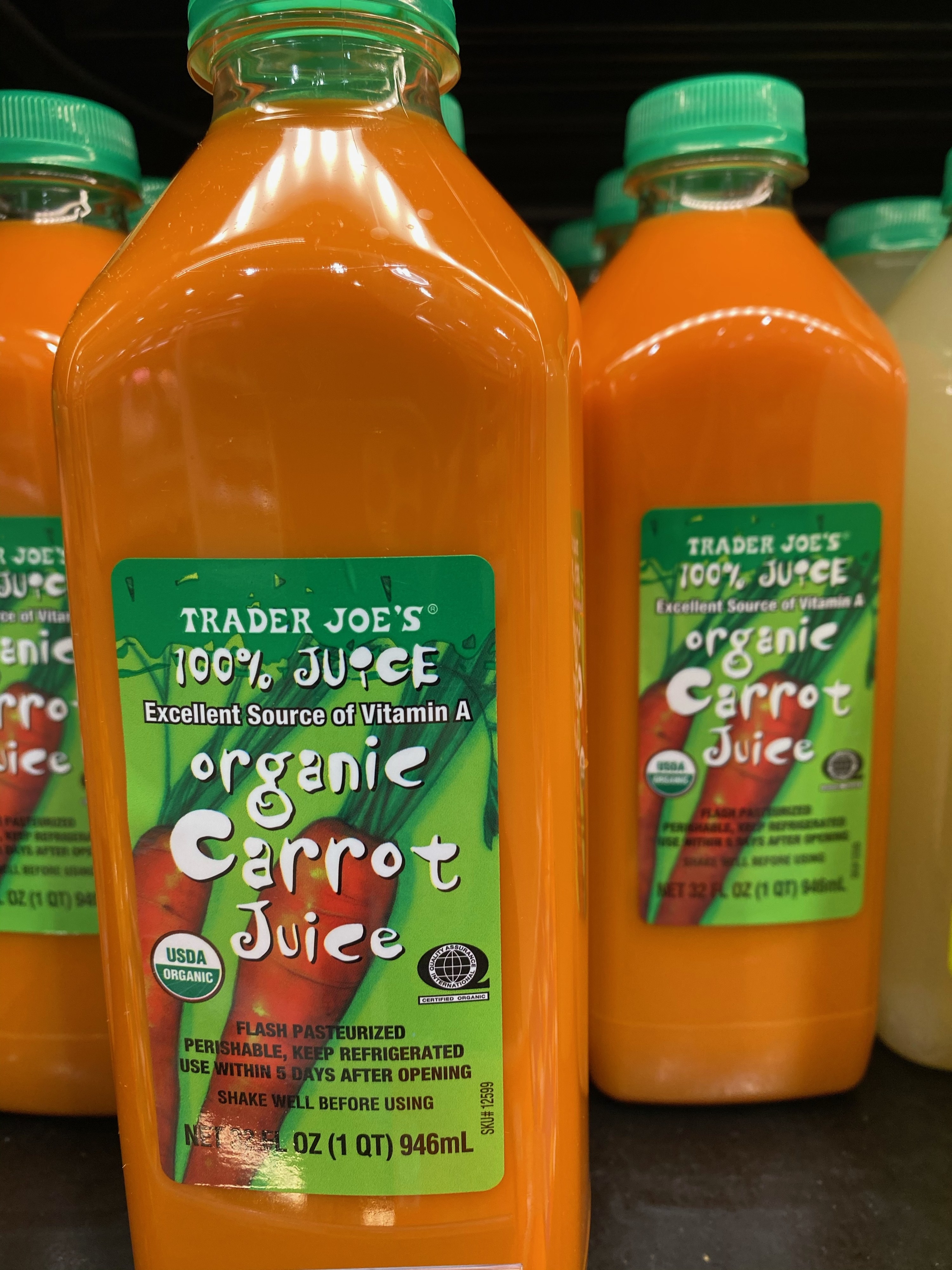 Trader Joe&#x27;s carrot juice.