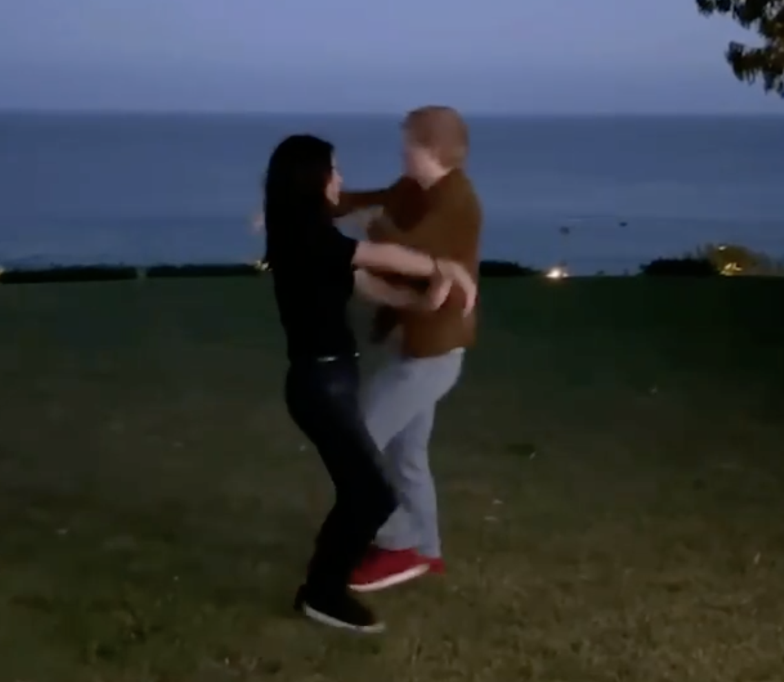 Courteney and Ed dancing