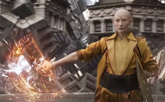 Tilda Swinton as the Ancient One