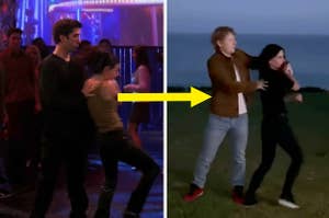 Ross turning Monica, then Ed turning Courteney