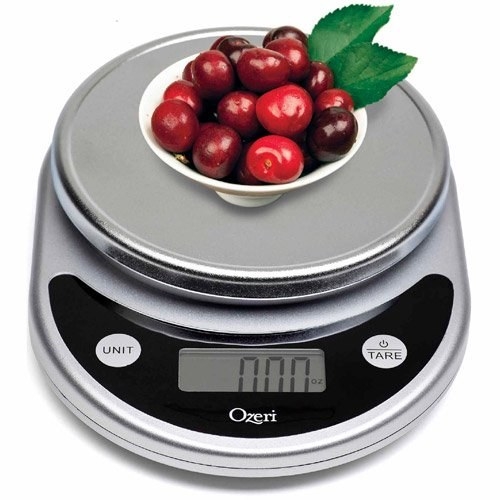 A digital multifunction kitchen food and scale 