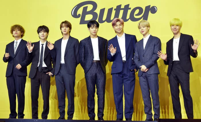 BTS at the &quot;Butter&quot; press conference