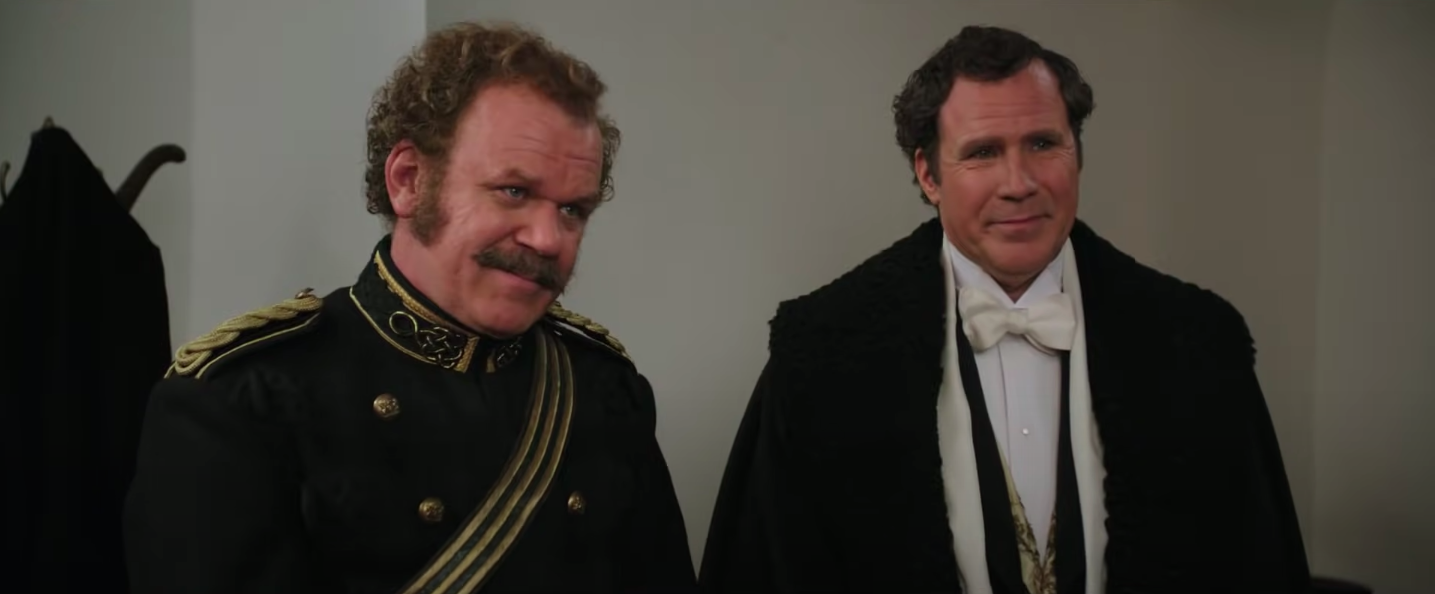 Watson and Holmes smiling in &quot;Holmes &amp;amp; Watson&quot;