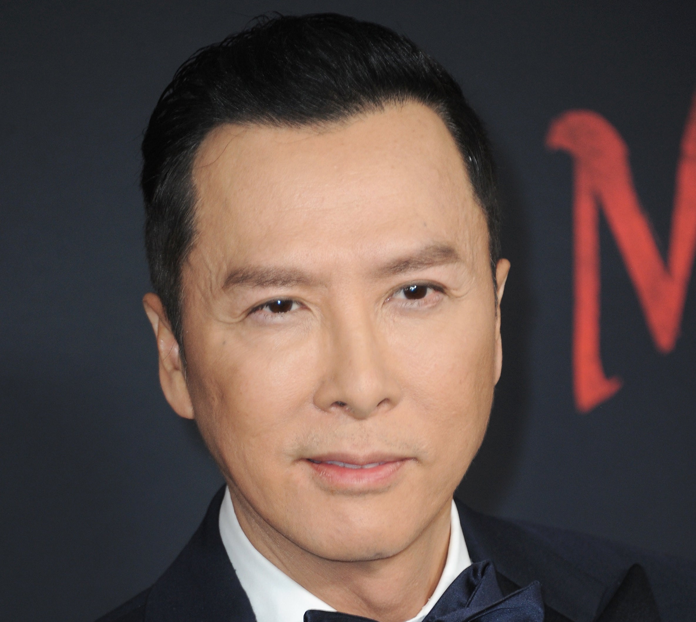 Donnie Yen looking quite serious