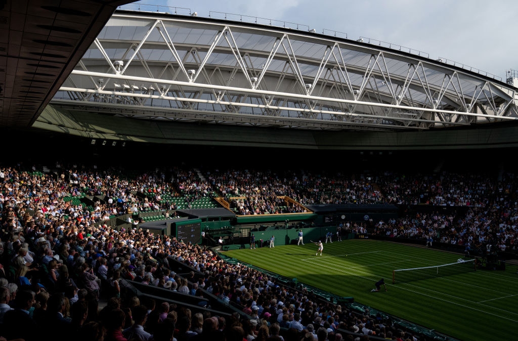 The centre court at Wimbledon.