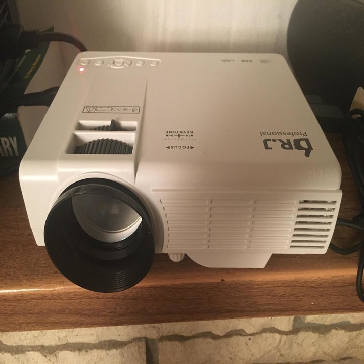 reviewer image of the Dr. J mini projector